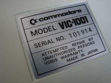 serial numbers