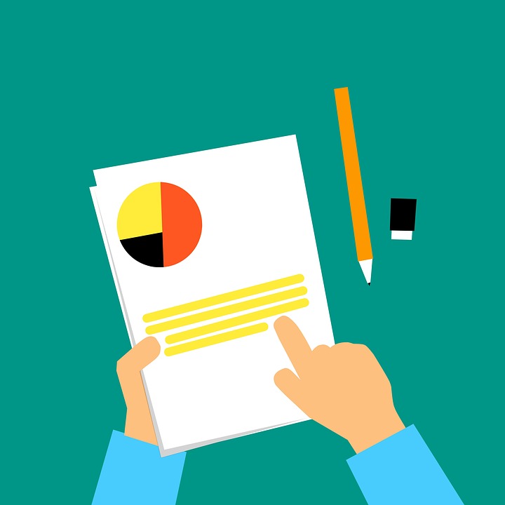 Report Accounting Business Paper Financial Graph