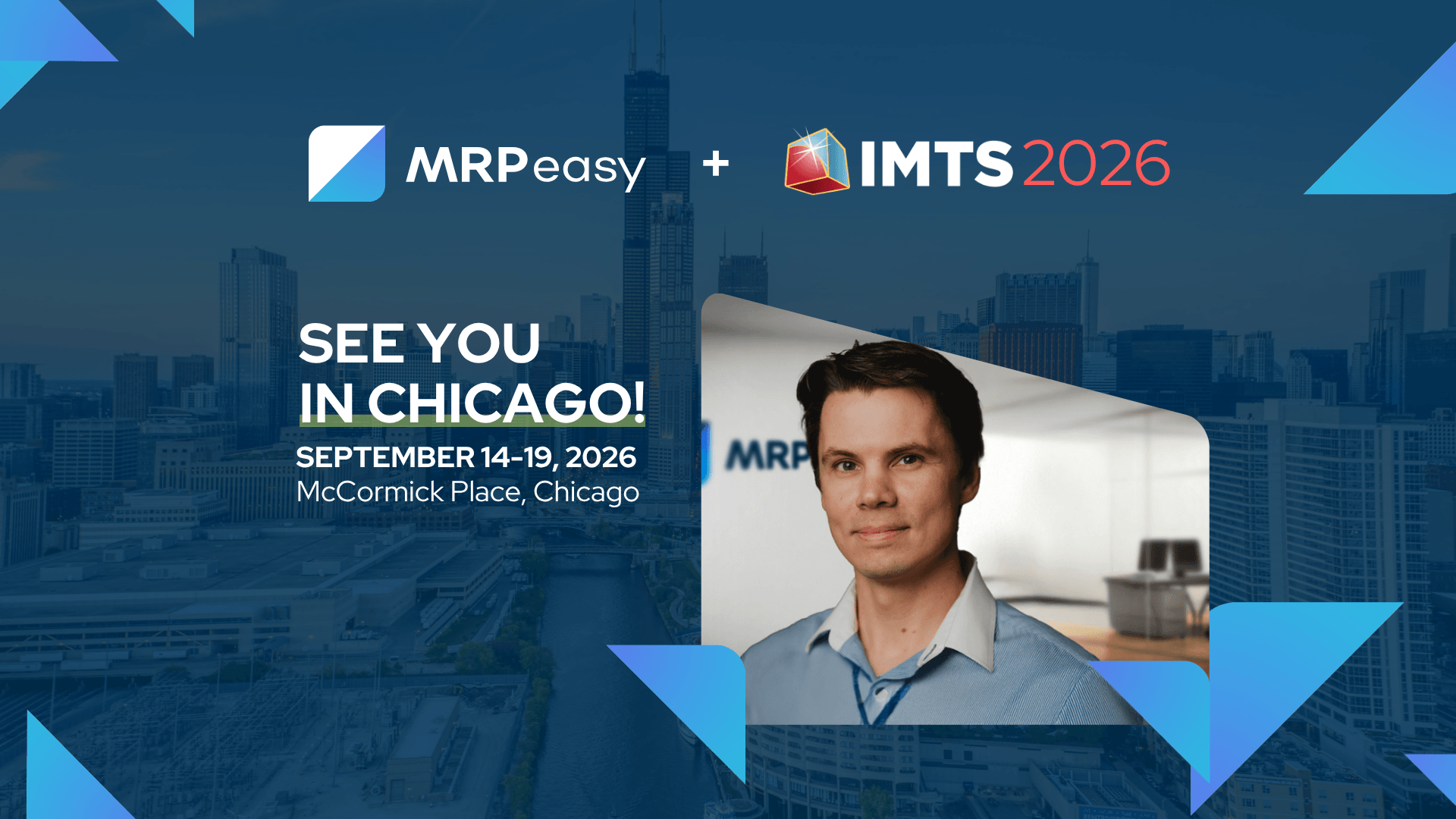 Meet MRPeasy at IMTS 2026 in Chicago