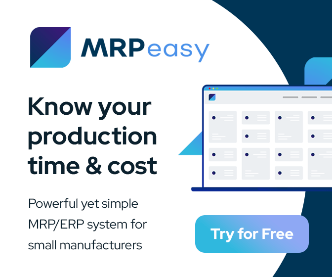 Powerful yet simple MRP/ERP system for small manufacturers