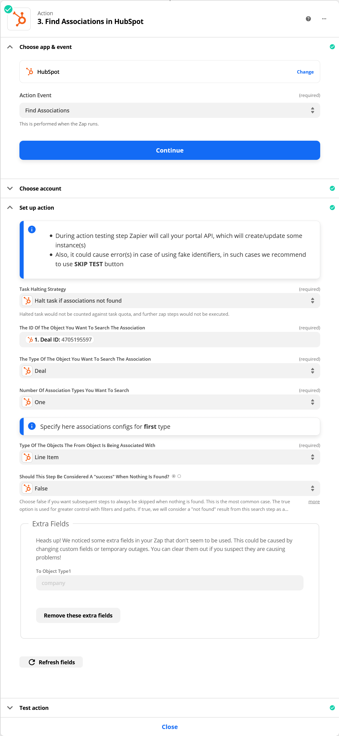 Get list of products in the deal
