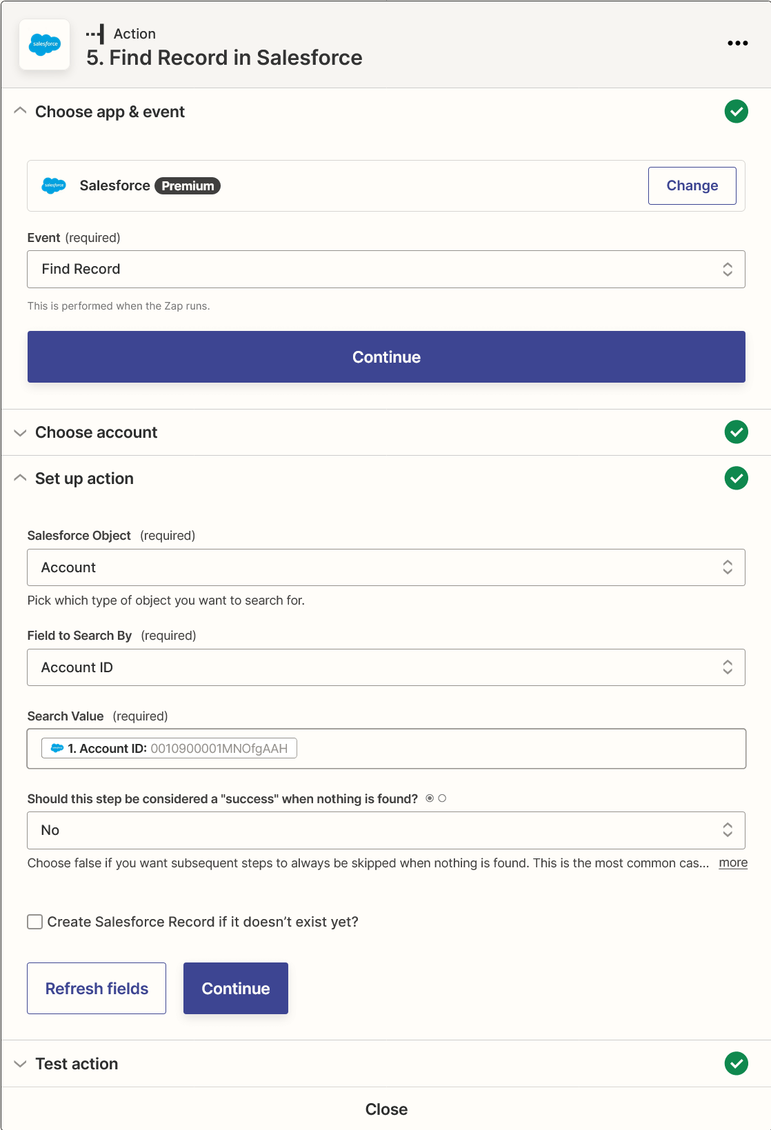 Load customer details