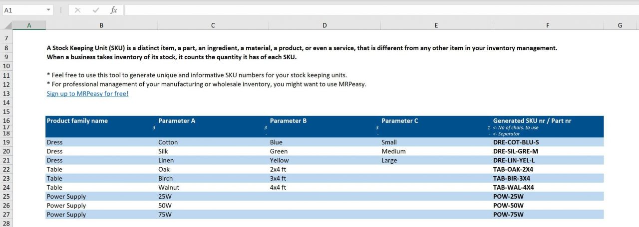 Free-SKU-Generator