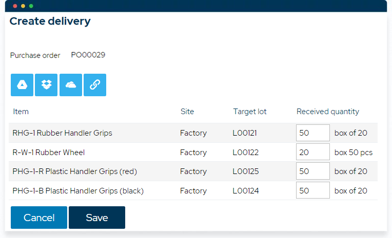 Inventory-Optimization-Software-delivery-receipt-of-goods