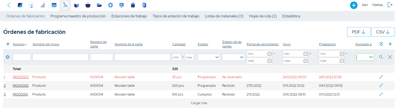 Production planning_manufacturing orders_ES