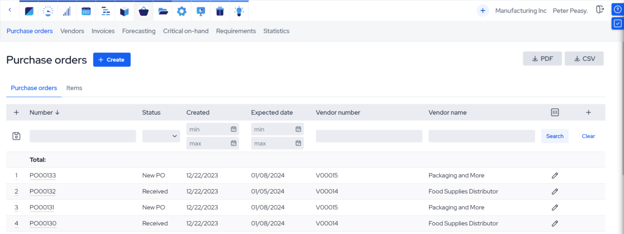 procurement software_purchase orders