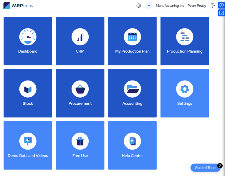 Work-in-Process (WIP) Tracking Software Home