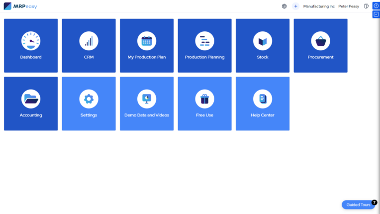 Material Tracking Software overview