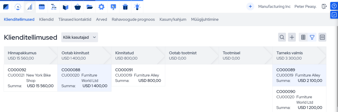 müügihaldus_klienditellimused
