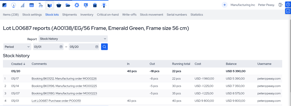 Electronic Batch Record Software for Small Manufacturers - MRPeasy